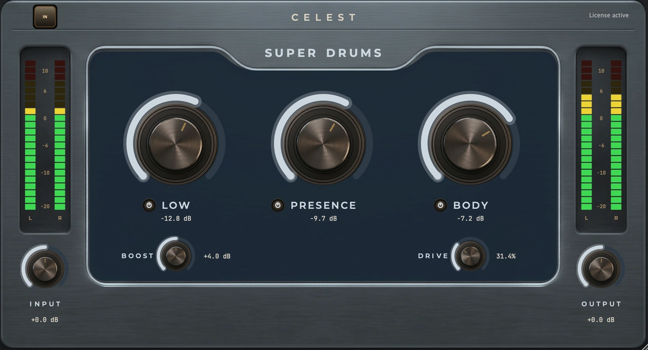 Super Drums plugin interface